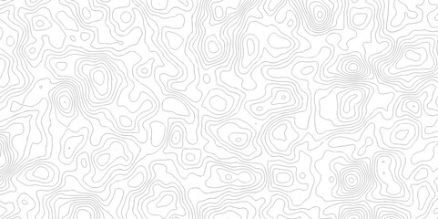 Vector geographic contour map. Topography map background. Black and white wave Seamless line. Topography relief. White wave paper curved reliefs abstract. Topographic map patterns,topography line map.