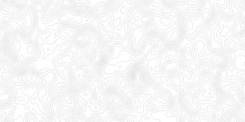 Vector geographic contour map. Topography map background. Black and white wave Seamless line. Topography relief. White wave paper curved reliefs abstract. Topographic map patterns,topography line map.
