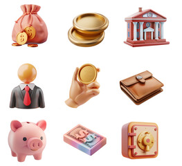 Set of banking icon