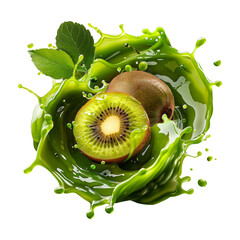 Kiwi Hayward juice splash for drink menu