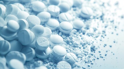 Drug safety, close-up photography
