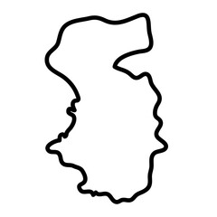 Bombali map illustration