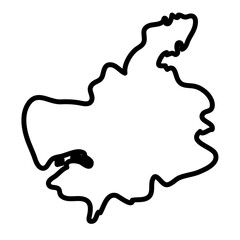Port Loko map illustration