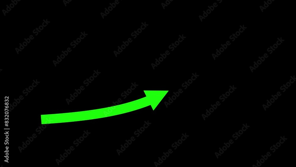 Aufkleber success business growth graph animation. animated graph growth chart. business growth presentation a