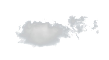 Fototapeta premium isolated clouds on a PNG background. Textures and backgrounds of nature.