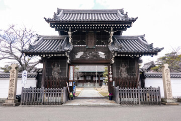 法然上人二十五霊場に選定される十輪寺（兵庫県高砂市）