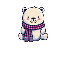 Fototapeta premium Vector cute bear