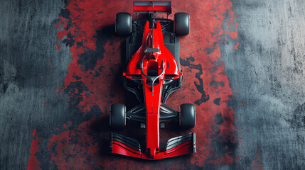 top view formula 1 car