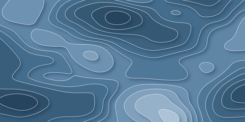 Vector 3D abstract background with paper cut shapes. paper cut topography vector art background banner texture. color wave paper curved reliefs abstract background. Realistic papercut decoration layer