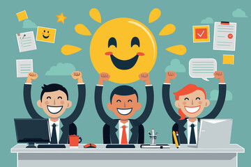 Positive work environment and employee satisfaction factors for increased productivity and loyalty