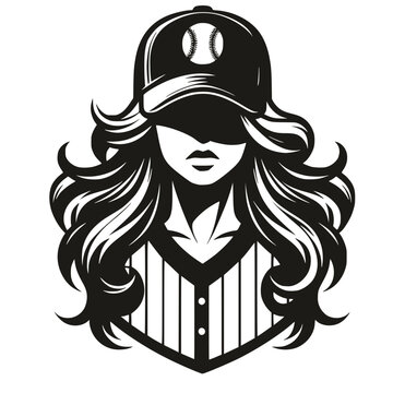 Baseball Girl SVG, Baseball Player SVG, Woman SVG, Softball SVG, Baseball Equipment SVG, Sport SVG, Athlete SVG, Baseball Girl Silhouette, Vector, Clipart, Cut file for Cricut SVG, JPG, PNG