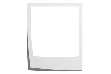 a polaroid card blank  vector file