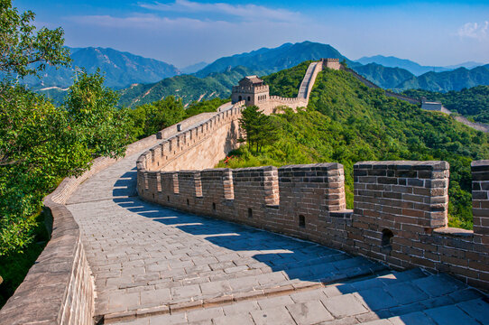 The Great Wall of China, UNESCO World Heritage Site, at Badaling, China