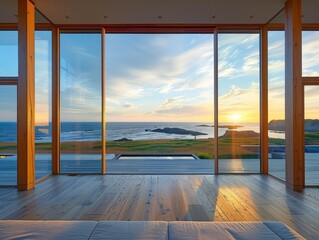 Expansive Glass Windows and Doors with Floor-to-Ceiling Views

