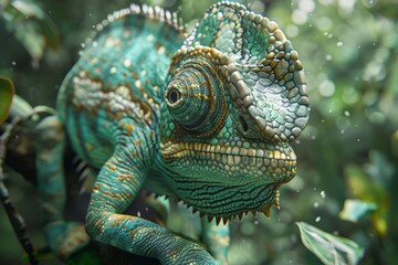 Fototapeta premium A closeup of a futuristic strange style of an animal