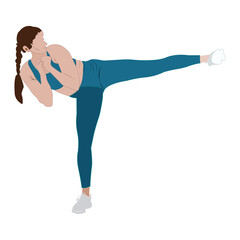 Woman fitness Exercise, 