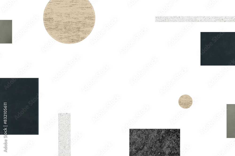 Poster marble textured geometric patterned background design element