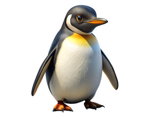 Fototapeta premium A penguin stands