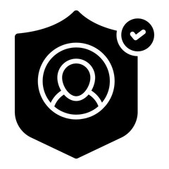 Premium design icon of employee security

