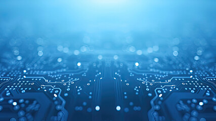 high technology blue background