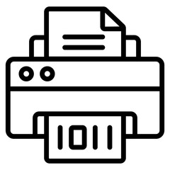 Perfect design icon of printer

