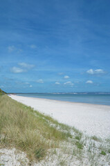 Beach of Prora on Island Ruegen,baltic Sea,Mecklenburg-Vorpommern,Germany