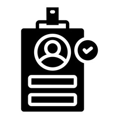 Perfect design icon of I'd pass

