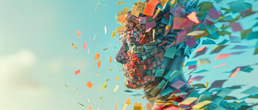 face with lots of reminders