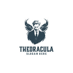 The dracula logo vector illustration