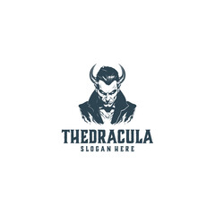 The dracula logo vector illustration