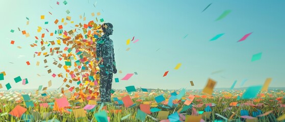 many small notes leave the human being 