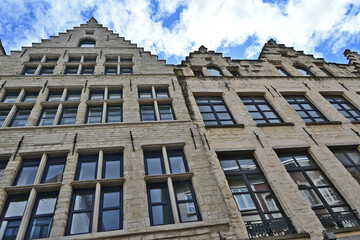 Anversa, antiche case e palazzi del centro storico - Fiandre, Belgio