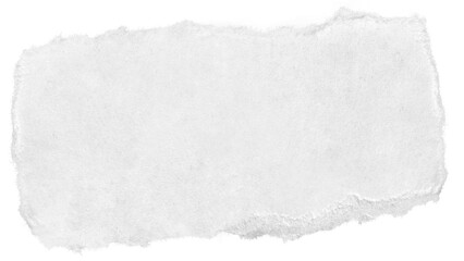 Obraz premium Torn white png paper sticker, journal collage element, transparent background
