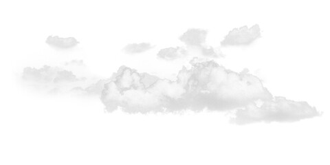 Fluffy cloud png sticker, white design, transparent background