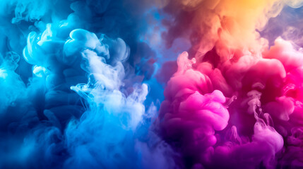 Colourful abstract background with clouds