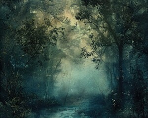 Mystical woodland whispers