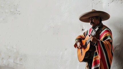 The Guitarist in Mexican Threads