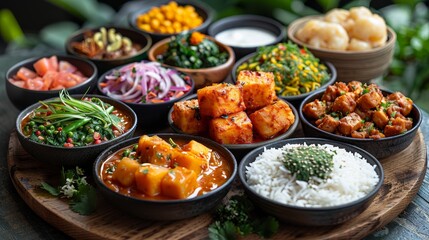 Traditional food on Hindu New Year. Gudipadwa Festival.