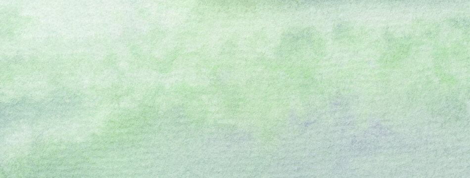 Abstract art background light green colors. Watercolor painting with soft olive gradient.