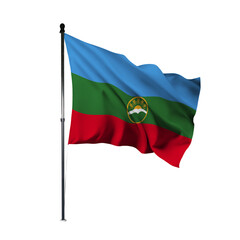 Karachay-Cherkessia flag
