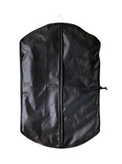 Black bag for storage and protection of suits with insulated background