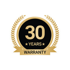 30 Years Warranty vector, 30 Years Warranty Logo