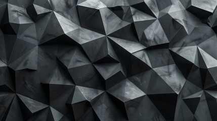 Abstract geometric pattern of black triangular shapes.  Modern, minimalist, and graphic. Ideal for backgrounds, textures, and design elements.
