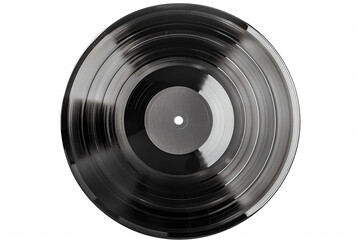 Obraz premium a black record with a white background