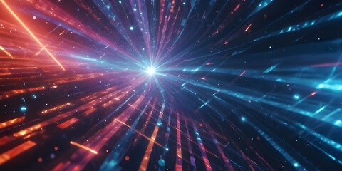 Fototapeta premium Abstract Digital Network Background, the concept of electronic connections in a digital world.