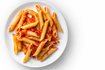 a plate of pasta with sauce on it