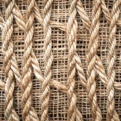 Jute Canvas Cloth Hessian Sack Texture Background Natural Organic Fiber Fabric
