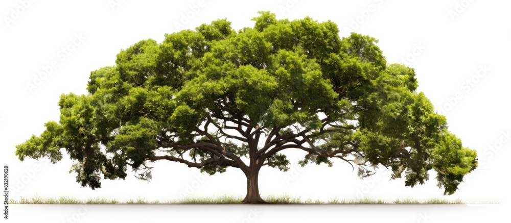 Poster tree isolated on white background high resolution for graphic decoration suitable for both web and p