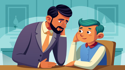 Indian businessman actively listening to his client, leaning in with interest and empathy. 