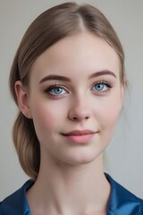 
"Portrait of a Young Graduate on Her Graduation Day, Wearing a Cap and Gown. Celebratory Moment, Achievement, Academic Success.